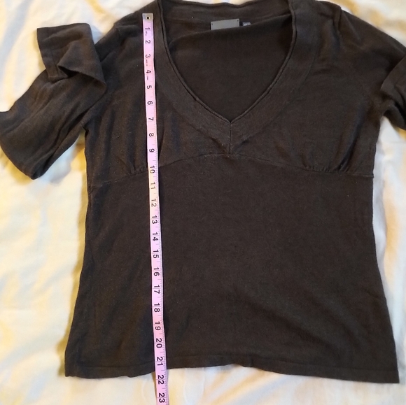 Linen/Cotton Mexx V-neck Long Sleeve - Picture 4 of 9